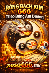 Rồng bạch kim 666 theo bóng âm dương