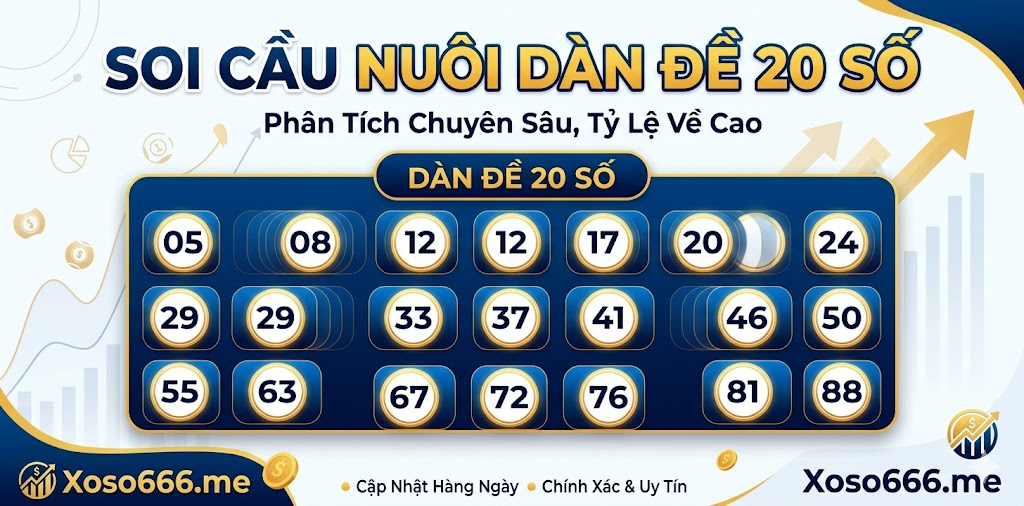 nuôi dàn đề 20 số