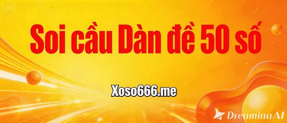 Soi cầu dàn đề 50 số